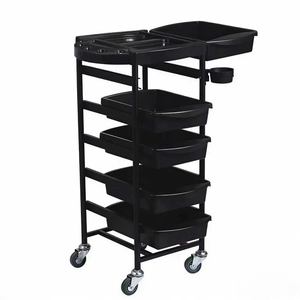 Carrito de Peluquería, Carrito para Herramientas de Salón de Belleza, Almacenamiento Móvil de Herramientas, Carrito Pequeño, Colección de Artículos para el Cabello - Product Image 5