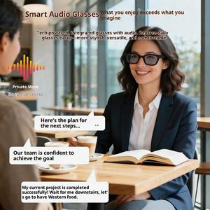 Gafas Inteligentes de Lujo de Diseño con Navegación IA, Traducción IA, Notificaciones de Mensajes, Se Aceptan Pedidos Personalizados OEM/ODM - Product Image 1