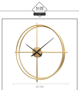 Reloj de Pared de Estilo <span class=keywords><strong>Español</strong></span> para Sala de Estar, Diseño Nórdico Creativo, Lujo Ligero, Moderno, Sencillo y Atmosférico - Product Image 6