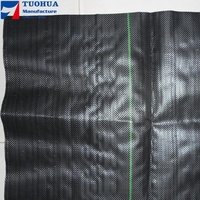 Rouleau de 100 m de tissu tissé anti-mauvaises herbes pour l'agriculture, directement de l'usine, couverture de sol anti-herbe