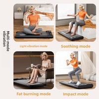 Caminadora Eléctrica 2 en 1 con Vibración y Inclinación, Personalizable con Logotipo, Silenciosa, para Entrenamiento Cardiovascular en Casa, Venta al Por Mayor