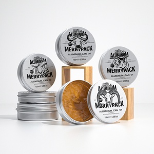 Tarros de aluminio más populares para bálsamo de barba, cera para el cabello y pomada capilar - Product Image 1