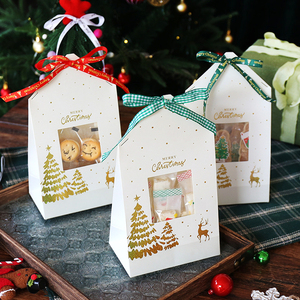Christmas Cookie Gift Boxes With Window – 48-Pack Kraft Holiday Treat Boxes For Cookies, Cupcakes & Party Supplies - View #4