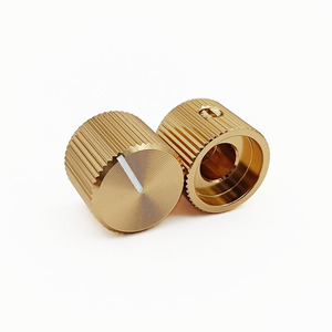 Perillas de aluminio anodizado macizo de eje liso de 15 mm (1/4 pulgada, 0.25 pulgadas, 6.35 mm, 6.4 mm) para potenciómetros de control de guitarra y pedales - Product Image 3