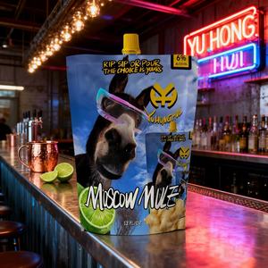 กระเป๋าใส่น้ำซุปแบบสแตนด์อัพ355มล. ใส่ผลไม้ลิ้นจี่มะนาวผสมกลิ่นมะม่วงรสผลไม้3.5% ไม่มีฉลากส่วนตัวสำหรับเครื่องดื่มแบบยาว - Product Image 3