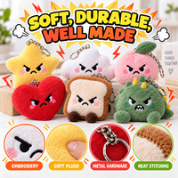 Porte-clés en peluche pêche Kawaii, breloque personnalisée en peluche pour les boutiques de cadeaux, les événements, les souvenirs et les promotions de marques