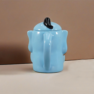 Gốm 3D phim hoạt hình nhân vật cà phê <span class=keywords><strong>Mug</strong></span> màu xanh thần hình <span class=keywords><strong>Mug</strong></span> với nắp cho ngôi nhà hoặc văn phòng - Product Image 5