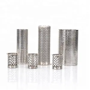 OEM ODM Stainless Steel 304 316l 1 2 5 10 20 40 50 76 100 Micron Sintered Wire Mesh Cylinder Filter