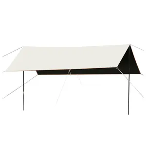 Protezione solare anti-pioggia CanopyWholesale di alta qualità impermeabile tenda da campeggio trapezoidale tettoia parasole tenda fuori porta tettoia