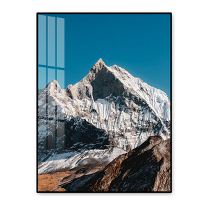 Peinture en porcelaine de paysage de montagne moderne à succès, décoration murale pour la maison, affiche à suspendre - Product Image 2