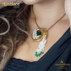 PENDENTIF Diamant En Or Jaune 18Kt Clarté VVS / DEF - Product Image 3