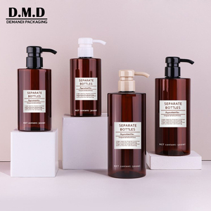 Custom Label Groothandel 300Ml Amber <span class=keywords><strong>500</strong></span> Ml 10 Oz Huisdier <span class=keywords><strong>Plastic</strong></span> Haar Shampoo Pomp Dispenser Fles Voor Douchegel - Product Image 3