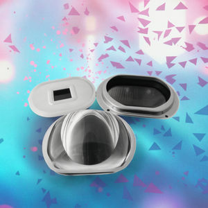 Lente de Vidrio LED COB de Alta Calidad de 140*110 Grados, Ángulo de Haz Amplio de 107 mm, con Lente Óptica de Vidrio Plano Convexo de Acero Inoxidable - Product Image 3