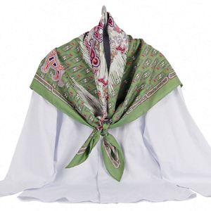 Wholesale Custom <b>Lady</b> Fashion Silk <b>Head</b> <b>Scarf</b> Printed Square 100% Pure Silk Hair <b>Scarf</b> for Women - Product Image 5