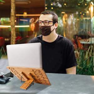 Support d'<span class=keywords><strong>ordinateur</strong></span> portable réglable avec ventilation, compatible avec MacBook/Air/Pro, Dell, HP, Lenovo, <span class=keywords><strong>Acer</strong></span> et autres ordinateurs portables - Product Image 1