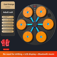 Cible de boxe intelligente en gros avec musique Bluetooth, rétroaction lumineuse RVB, compteur de coups, fixation murale sans perçage