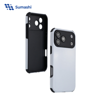 Funda de Teléfono Personalizada por Sublimación, PC+TPU 2 en 1, Acabado Brillante, Lente de Cámara Elevada, Bajo MOQ para iPhone 17 Pro Max Samsung S25
