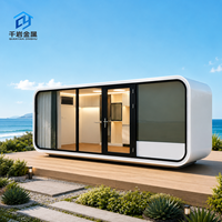 Villa Capsule Modulaire Préfabriquée Personnalisée Moderne Type Cabane Apple, Direct Usine, pour Hôtels, Complexes Hôteliers et Campings de Vacances