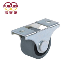 Furniture Caster Fixed wheel Inner Locking Chair Caster Plastic industrial wheelnsustrial wheels 25mm heavy duty solid castor