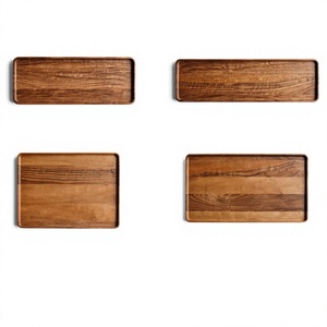Plateau en acacia gravé personnalisé, gravure laser sur bois d'acacia, plateau de service en acacia, plateau en bois gravé sur mesure, cadeau - Product Image 1