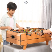 4-en-1 Mini Table de Jeu Piscine Billard Air Hockey Table de Baby-Foot Tennis Maison Famille Billard et accessoires ensemble