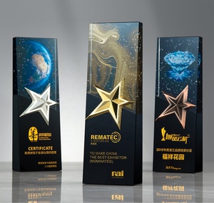 Trofei all'ingrosso produttore all'ingrosso Logo personalizzato gratuito a buon mercato ultimo premio targa trofeo calcio trofeo di cristallo personalizzato in metallo - Product Image 6