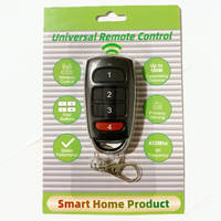 RCU nuevo 433Mhz inalámbrico Universal coche RF llave de Control remoto inteligente puerta eléctrica garaje reemplazo clonación Cloner RF remoto