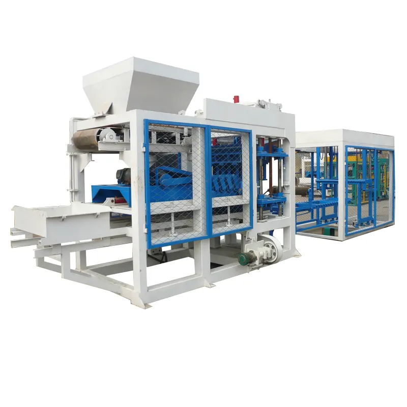 qt6-15 fully automatic brick making machine(hourdis mould and concrete paving stones mold)