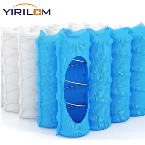 Customized 20cm 8inch Height Free Sample Mattress Pocket Spring Unit Independent Pocketed Springs