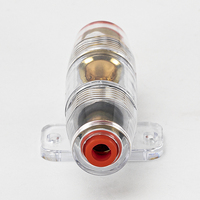 Su geçirmez AGU Sigorta Tutucu 10x38mm 12V Araç Ses Stereo Amplifikatörü Denizcilik Otomotiv için Sıralı Sigorta Tutucu