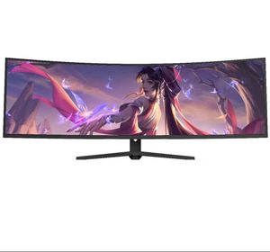 Écran large 49 pouces 5K 5120*1440 moniteurs de jeu incurvés <span class=keywords><strong>PC</strong></span> 144Hz affichage LED moniteur de jeu - Product Image 2