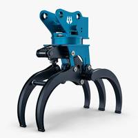We-Attach WGL03F Grappin forestier professionnel pour bois, grappin hydraulique pour bois, pour une manutention efficace des matériaux en bois