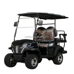 Carros de golf eléctricos baratos chinos para adultos Legal 2 + 2 4 plazas al mejor precio con tracción en las 4 ruedas