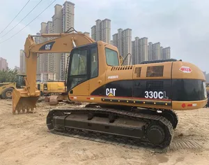 Máquina de escavadeira usado barato, máquina de escavadeira caterpillar usado gato 330c, venda de fábrica