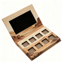 Boîte de palette en carton vide personnalisée pour maquillage, emballage de fards à paupières