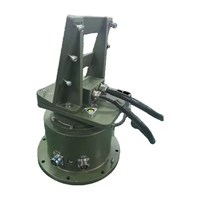Moteur de Pan-Tilt à axe unique en alliage d'aluminium léger, capacité de charge 5 kg, avec commande servo et engrenage à vis sans fin, pour moniteur
