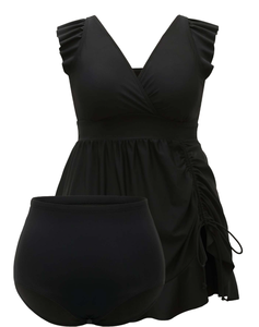 Traje <span class=keywords><strong>de</strong></span> <span class=keywords><strong>baño</strong></span> <span class=keywords><strong>de</strong></span> una pieza <span class=keywords><strong>para</strong></span> <span class=keywords><strong>mujer</strong></span> <span class=keywords><strong>de</strong></span> gama alta con Falda cruzada con volantes <span class=keywords><strong>Tankini</strong></span> Plus Style Traje <span class=keywords><strong>de</strong></span> <span class=keywords><strong>baño</strong></span> <span class=keywords><strong>de</strong></span> verano <span class=keywords><strong>para</strong></span> mujeres gordas - Product Image 6