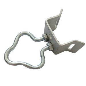 Soporte de poste de servicio pesado Soportes de acero galvanizado de hierro angular para abrazaderas de cable colgantes - Product Image 6