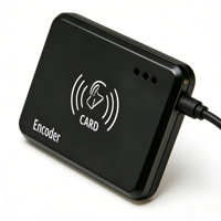 Lecteur/enregistreur de cartes USB RFID intelligent pour hôtel, fabriqué en usine, encodeur et émetteur de cartes-clés pour hôtels et appartements