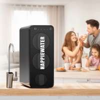 Système de filtration d'eau domestique 1200 GPD RO par osmose inverse à 8 étapes, sans réservoir, autonettoyant et écologique, à installer sous l'évier