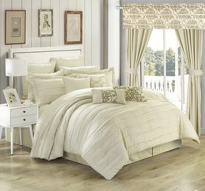 Bộ chăn ga gối đệm cao cấp 12 món cỡ King, in họa tiết, chất liệu microfiber mềm mại, kèm rèm cửa, dùng được quanh năm, có thể tùy chỉnh kích thước. - Product Image 5