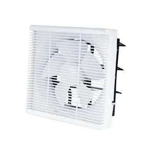 6/8/10/12 inch low noise PP waterproof plastic square exhaust ventilaitIon fan bathroom exhaust fan with net