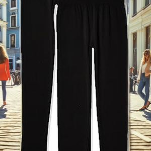 Leggings décontractés de printemps 80g, respirants, tricotés sans couture, effet seconde peau, taille mi-haute, sans molleton - Product Image 2