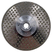 Lame de scie diamantée électrolytique M14 à bride de 115mm, utilisée pour la coupe résistante à l'usure du marbre, de la céramique de pierre