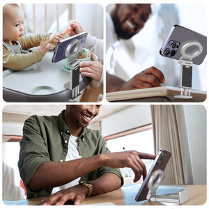 Soporte Magnético para Teléfono <span class=keywords><strong>de</strong></span> Viaje con 20 Imanes N52, Rotación <span class=keywords><strong>de</strong></span> 360°, Soporte <span class=keywords><strong>de</strong></span> Escritorio Manos Libres para <span class=keywords><strong>iPhone</strong></span> 15 <span class=keywords><strong>14</strong></span> 13 12 Series - Product Image 4