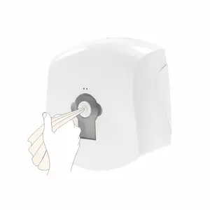 Dispenser handuk kertas tanpa sentuh otomatis, Dispenser tisu handuk kertas lipat tiga/C otomatis kapasitas tinggi