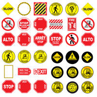 Projecteur LED Gobo Industriel Haute Puissance pour Signalisation Virtuelle, Avertissements de Sécurité au Sol des Entrepôts et Usines, Projection de Logos et Symboles