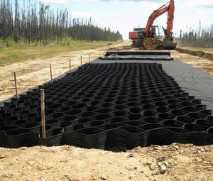 Géocell en HDPE de haute qualité, profondeur 150 mm, stabilisateur de <span class=keywords><strong>gravier</strong></span> en <span class=keywords><strong>nid</strong></span> <span class=keywords><strong>d</strong></span>'<span class=keywords><strong>abeille</strong></span> pour le <span class=keywords><strong>sol</strong></span> de garage et le renforcement du terrain - Product Image 5