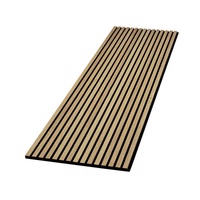 Matériau d'intérieur moderne Décoration murale Panneau acoustique en MDF Panneau mural acoustique en bois pour animaux de compagnie