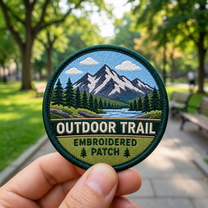 Certified Factory Iron On Embroidered Patch High Density Personalized Logo Custom Embroidery Patches For Clothing - Product Image 1